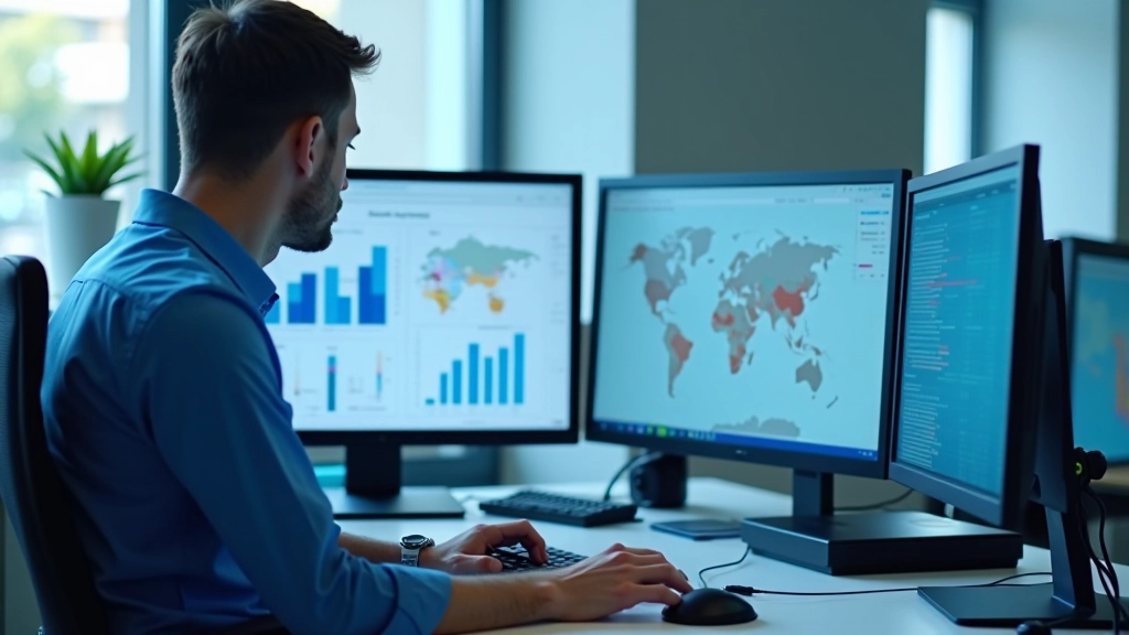 Espace de travail analytique avec données commerciales et statistiques d'exportation